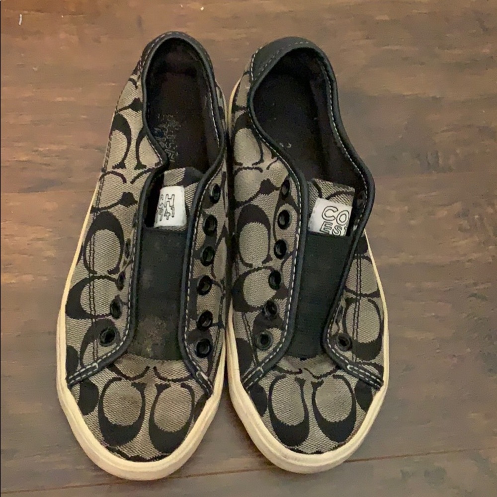 Coach slip ons